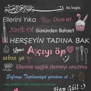 Mutfak Kuralları Panosu