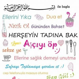 Mutfak Kuralları Panosu
