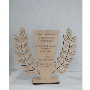 Ahşap Plaket