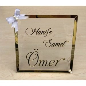 Pleksi İsimlik (Söz, Nişan, Nikah Organizasyonu)