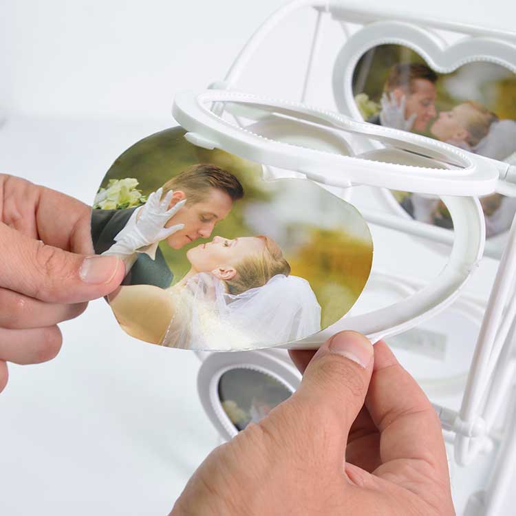 Kalp Dönme Dolap Fotoğraf Çerçevesi - Görsel 2